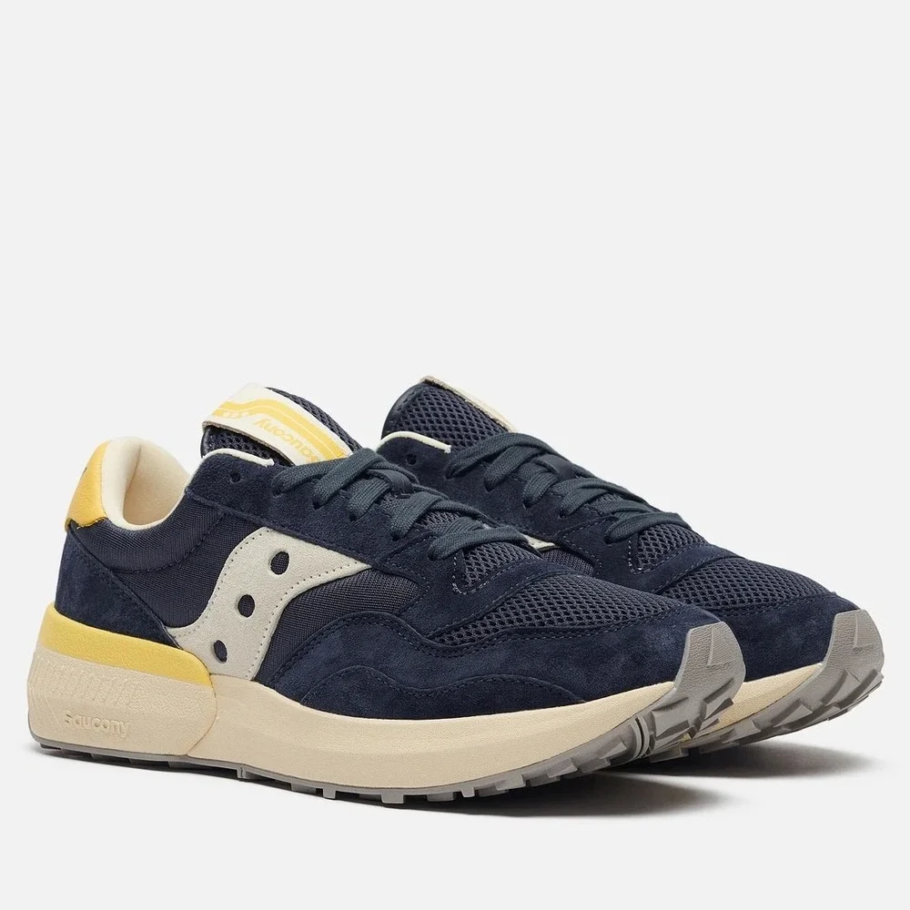 Saucony Jazz NXT Mens Size 11 Navy/Yellow Green Shoes Sneakers S70888 - 1  NEW